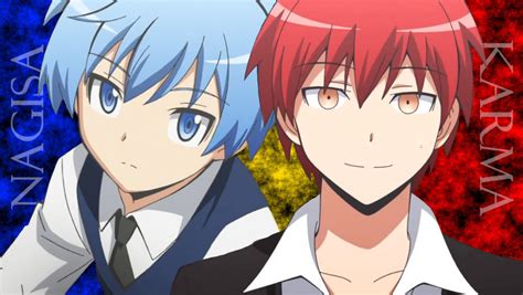 assassination classroom karma and nagisa|Nagisa vs Karma .